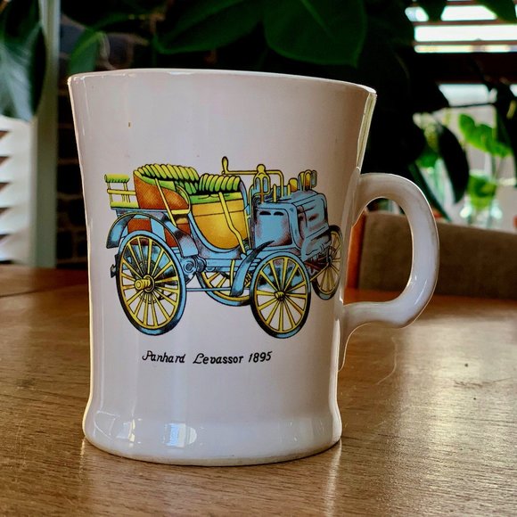 Panhard Levassor 1895 coffee mug by Northcraft in Korea - Picture 1 of 3
